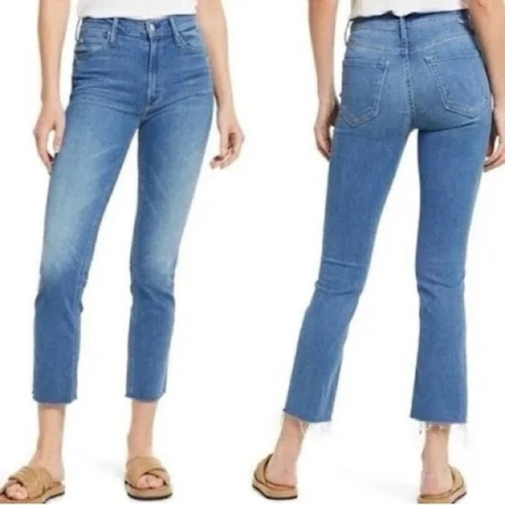 MOTHER NWT DAZZLER Straight Leg Ankle in Birds of Paradise— size 28